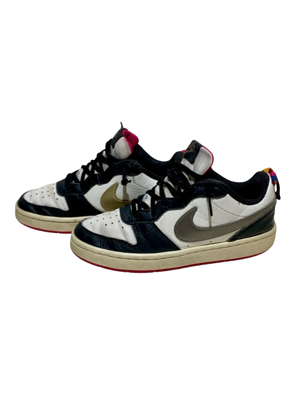 Kids Nike #DJ0040-100 Court Borough Low 2 Sneakers Size 3.5Y